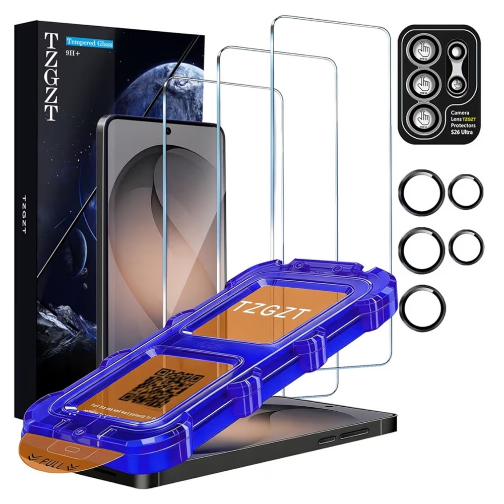 3 Pack for Samsung Galaxy S26 Ultra Screen Protector Tempered Glass